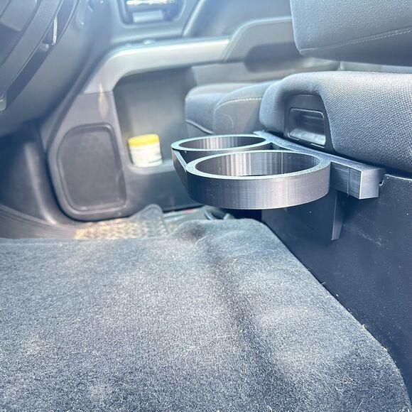 Dual Water Bottle Holder for 2014-2018 Chevrolet Silverado and GMC Sierra - Picture 11 of 16